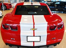 Pace Car Style Twin Rally Stripe Kit Full Kit Vinyl Decal Sticker for Chevrolet Camaro 2010-2024_2