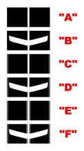 2010 & Up Chevrolet Camaro Pace Car Style Rally Stripe Kit
 3