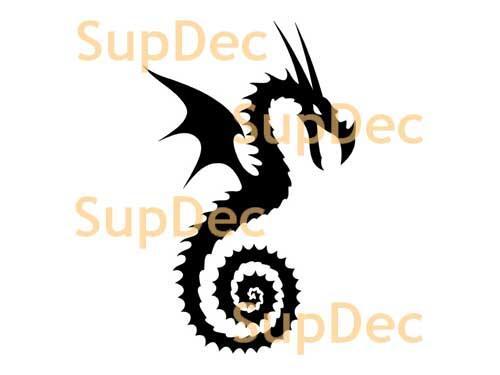 Dragon Vinyl Art Wall  Window Bathroom Sticker Decal #20
