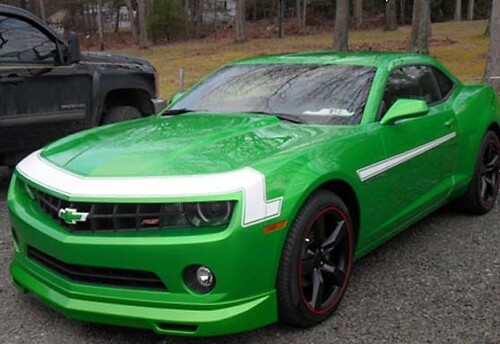 2010 - 2013 Chevrolet Camaro 68' Style Nose/ Fascia Accent Stripe
