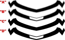 2010 - 2013 Chevrolet Camaro 68' Style Nose/ Fascia Accent Stripe
 2