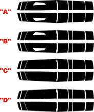 2016 & Up Chevrolet Camaro SS Convertible Factory Style Twin Rally Hood, Trunk  & Spoiler Stripes
 2