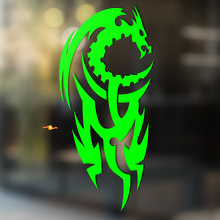 Tribal Style Dragon Universal Vinyl Decal Sticker_3