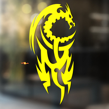 Tribal Style Dragon Universal Vinyl Decal Sticker_4