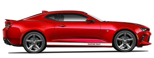 Rocker Panel Stripes Decals for Chevrolet Camaro
