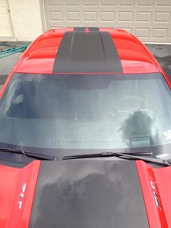 2010 & Up Chevrolet Camaro ZL1 Style Hood, Roof, Trunk and Spoiler Stripe Kit