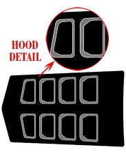 2010 & Up Chevrolet Camaro Hot Wheels Style Rally Stripe Kit with front & rear fascia Blackouts
 3