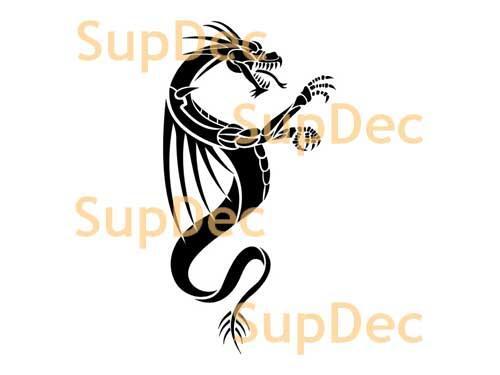 Dragon Vinyl Art Wall  Window Bathroom Sticker Decal #22
