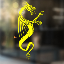 Dragon with Sharp Wings Universal Vinyl Decal Sticker_4