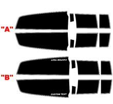 Factory Style Rally Stripe Kit Hood Trunk Vinyl Decal Sticker for Chevrolet Camaro 2010-2013_2