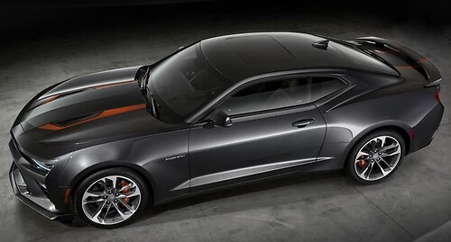 2010 & Up Chevrolet Camaro 50th Anniversary Style Rally Stripe Kit Vinyl Decals Stickers
