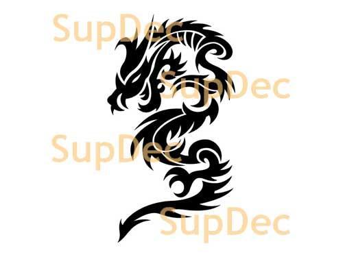 Dragon Vinyl Art Wall  Window Bathroom Sticker Decal #24
