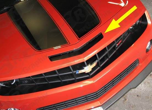 Intake Blackout Front Bumper Vinyl Decal Sticker for Chevrolet Camaro SS 2010