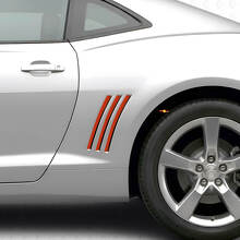 Blackout Rear Quarter Panel Stripes Vinyl Decals Kit for Chevrolet Camaro 2010-2015_4