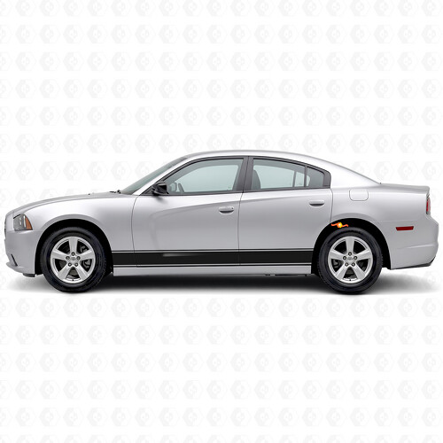 Rocker Panel Stripe Kit Vinyl Decals Stickers for Dodge Charger
