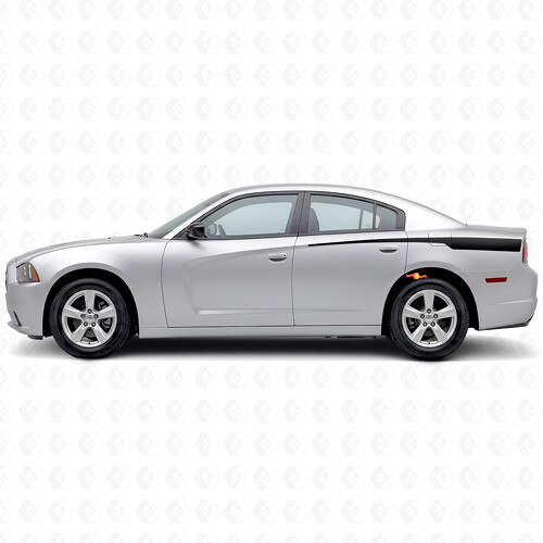 Accent Stripes Bedside Vinyl Decal Sticker for Dodge Charger 2011-2014