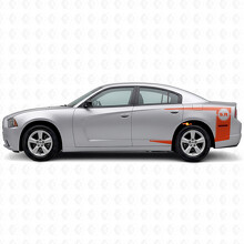 5.7L Outline Stripes Bedside Vinyl Decal Sticker for Dodge Charger 2011-2014_4