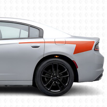 Hockey Style Stripes Bedside Vinyl Decal Sticker for Dodge Charger 2015-2026_4