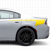 Hockey Style Stripes Bedside Vinyl Decal Sticker for Dodge Charger 2015-2026_5