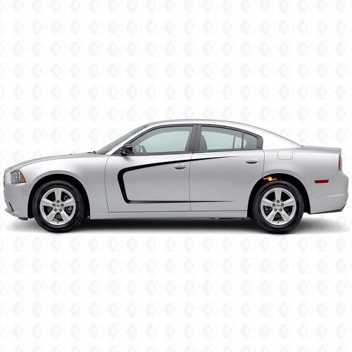 C-Style Stripes Side Vinyl Decal Sticker for Dodge Charger 2011-2014
