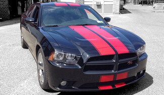 2015 & Up Dodge Charger 18 piece  Rally Stripe Decal Kit 1