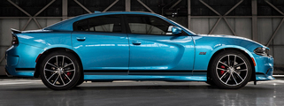 2015 & Up Dodge Charger SRT Scat Pack Style Rocker Panel Stripes
