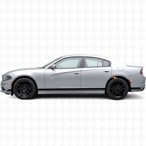 Dual Stripes Side Vinyl Decal Sticker for Dodge Charger 2015-2026