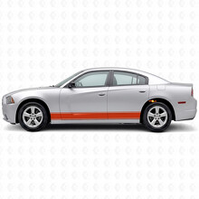 Outline Stripes Rocker Panel Vinyl Decal Sticker for Dodge Charger 2006-2010_4