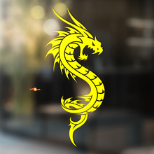 Angry Dragon Tribal Style Universal Vinyl Decal Sticker_4