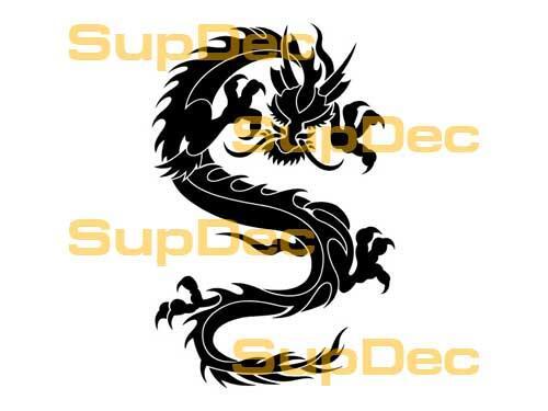 Dragon Vinyl Art Wall  Window Bathroom Sticker Decal #33
