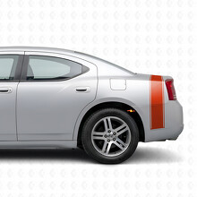 Accent Outline Stripe Bedside Trunk Vinyl Decal Sticker for Dodge Charger 2006-2010_7