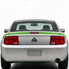 Accent Rear Trunk Stripe Vinyl Decals for Musclecar Musclecarmodel 2005-2009_3