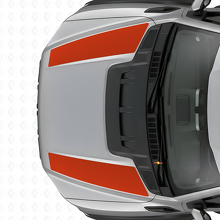 Double Hood Stripes Vinyl Decals for Musclecar truck 2015-2020_4