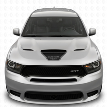 Sport Hood Scoop Blackout Sticker Decal Kit for Dodge Durango_6