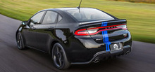 2013 and Up Dodge Dart Offset Style Rally Stripe Kit 2