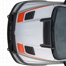 Hockey Stick Style Hood Vinyl Decal Set for Dodge Ram Sport 2019+_4