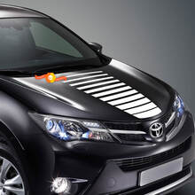 2013 and Up Toyota Rav4 Adventure Series Hood Blackout Decal
 3