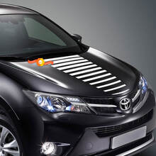 2013 and Up Toyota Rav4 Adventure Series Hood Blackout Decal
 4