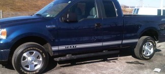 2009 and Up Ford F150 Rocker Panel Stripes