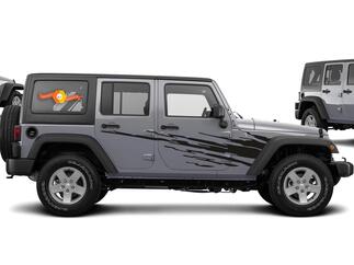 Universal Side Splash Stripe Kit  for JK and JL Jeep Wrangler