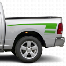 Hockey Stick Strobe Style Rear Side Vinyl Decal Kit for Dodge Ram 2009-18_3