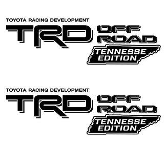 TRD OFF ROAD bed decal sticker Tennessee Edition Toyota Tacoma Tundra 4X4 Sport