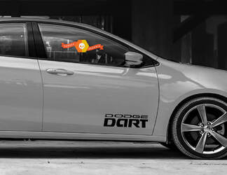 2013 2014 2015 2016 13 14 15 16 2023 Dodge Dart door logo decal set pair