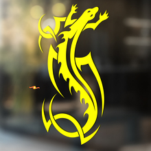 Gecko Lizard Vinyl Art Wall  Window Bathroom Sticker Decal #8_3