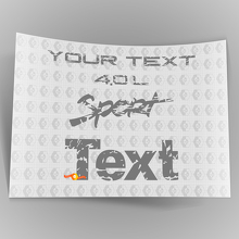 Jeep Wrangler 4.0 TJ fender logos distressed 1997 -2006 2