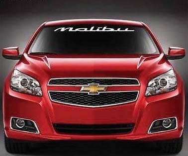 1950-2017 Chevrolet Malibu Windshield Body Decal Sticker New Custom 1PC
