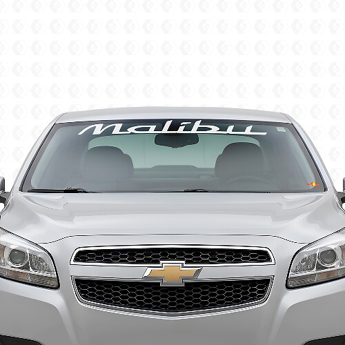 Malibu Windshield Banner Vinyl Decal for Chevrolet Malibu _1