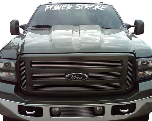 Power Stroke Windscreen Vinyl Decal Sticker for Musclecar Expedition 1950-2017