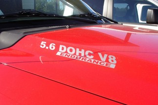 5.6L DOHC Endurance HOOD DECALS - Fits: Nissan Titan Truck