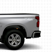 Z71 4x4 Truck Bed Vinyl Decal Set for Chevrolet Silverado GMC Sierra_5